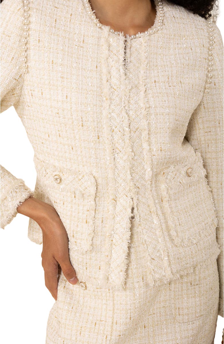 Hale Bob Zaylee Boucle Tweed Jacket, Alternate, color, 