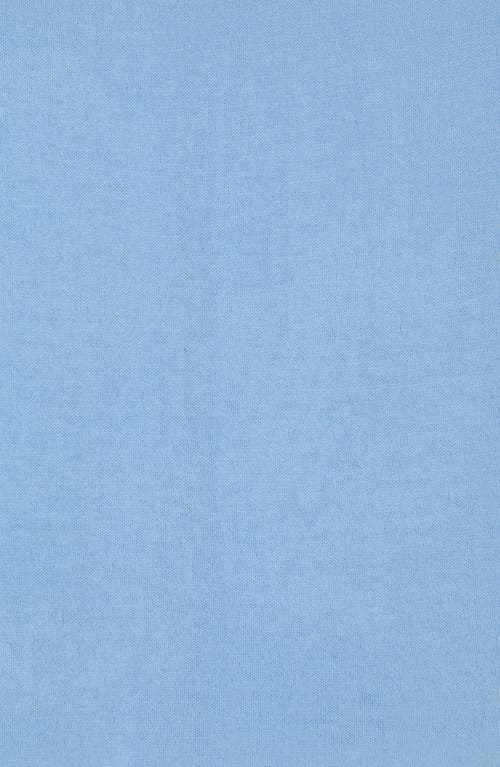 La Fiorentina Cashmere & Wool Blend Wrap In Light Blue