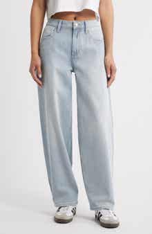 BP. Mid Rise Baggy Barrel Jeans