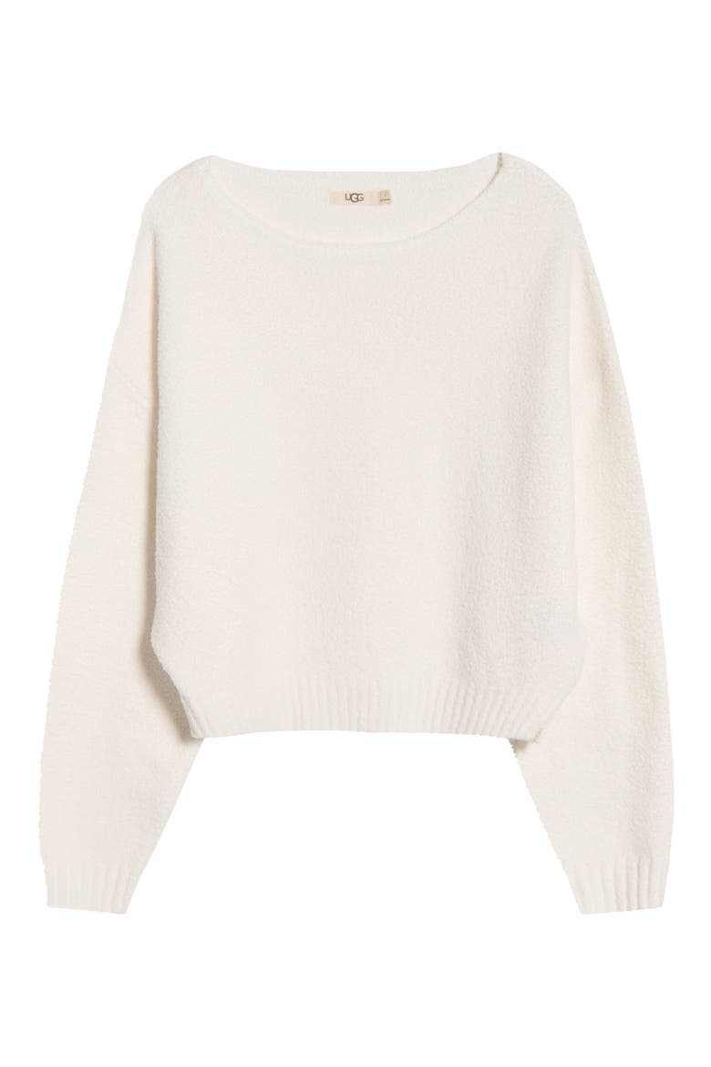 Novalie Slouchy Pullover Lounge Sweater, Alternate, color, CRM