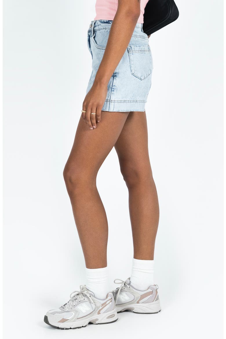 Heuston Denim Miniskort, Alternate, color, DENIM