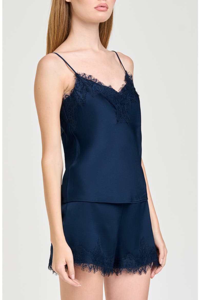 Kira Lace-Trim Cami, Alternate, color, NAVY