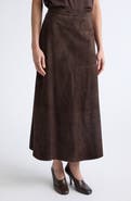 Max Mara Fiorire Suede Skirt
