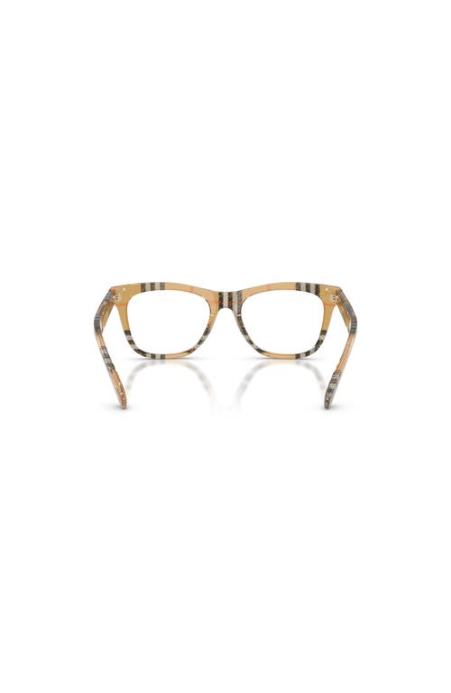 Burberry 45mm Square Optical Glasses In Neutral