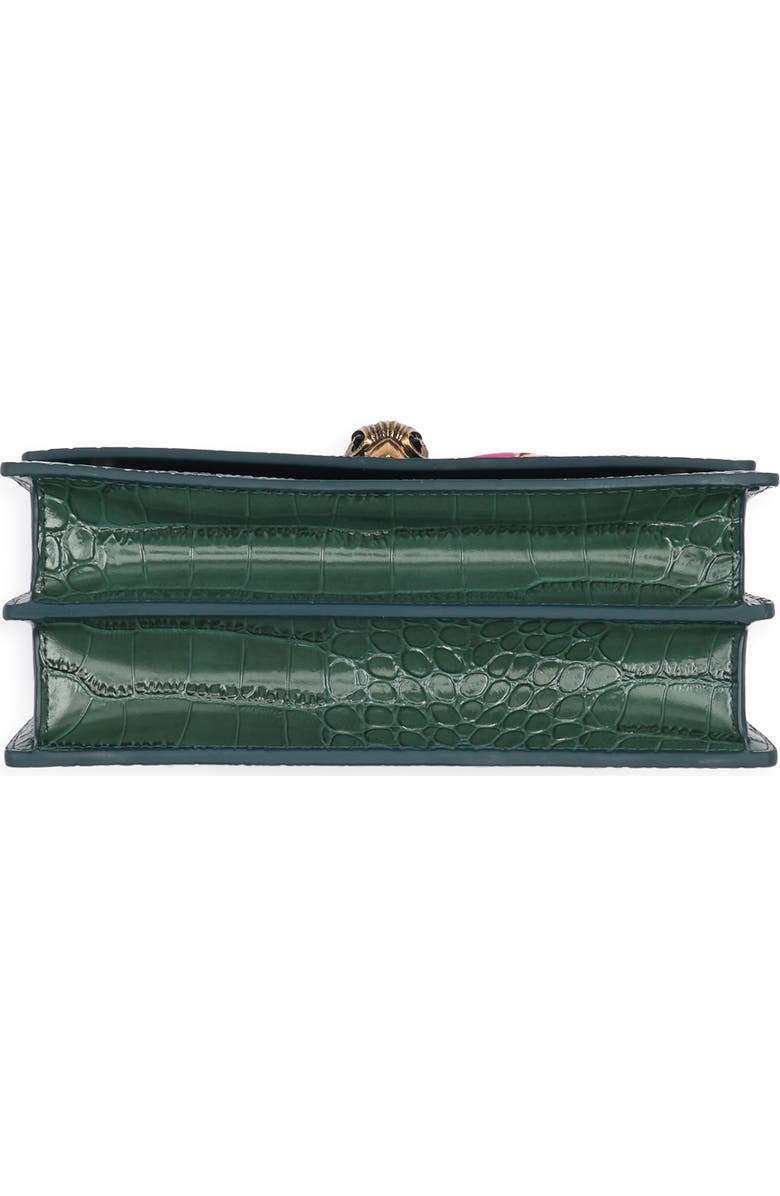 Kurt Geiger Shoreditch Croc Embossed Shoulder Bag, Alternate, color,