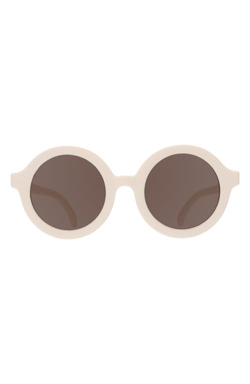 Babiators Kids' Euro Round Sunglasses in Sweet Cream