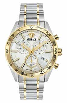Versace V-Code Chronograph Bracelet Watch, 41mm