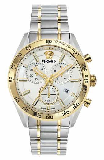 Versace V-Code Chronograph Bracelet Watch, 41mm