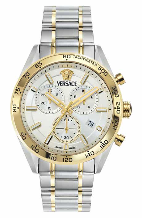 Versace V-Code Chronograph Bracelet Watch, 41mm