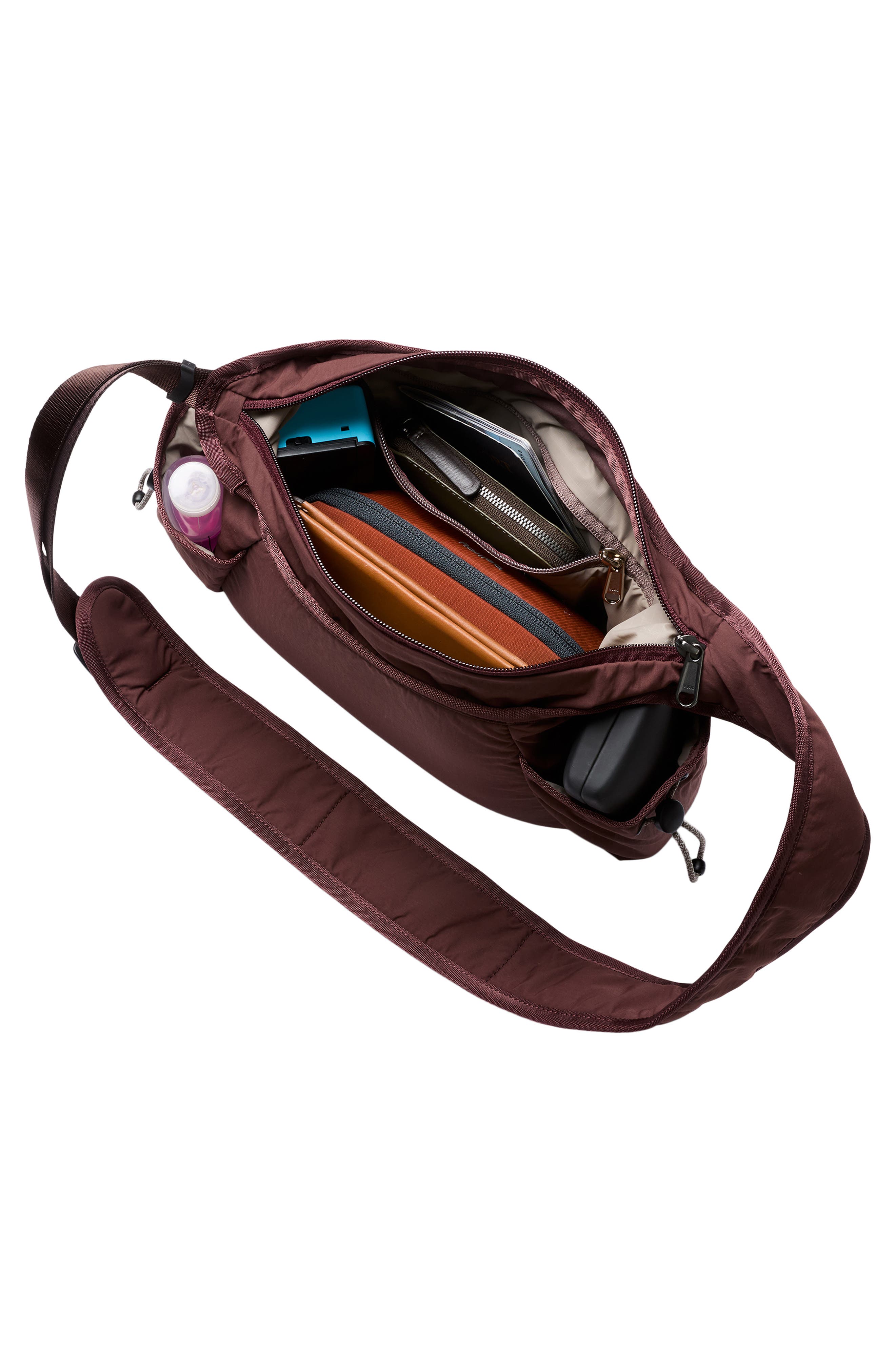 Cinch Sling Bag, Alternate, color, BURGUNDY