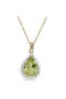  0.85Ct, Peridot, Yellow Gold