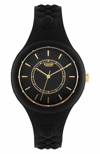 VERSUS Versace Fire Island Silicone Strap Watch, 39mm