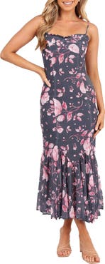 Petal & Pup Ashton Pleated Hem Midi Dress