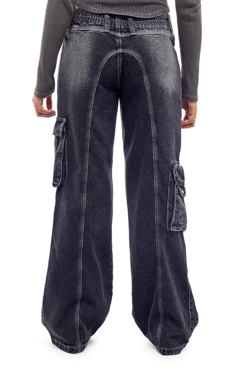 BDG Urban Outfitters Y2K Low Rise Cargo Jeans, Alternate, color,