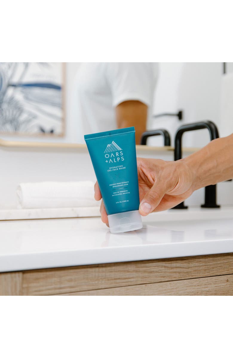 OARS + ALPS Hydrating Gel Face Wash, Alternate, color, Blue