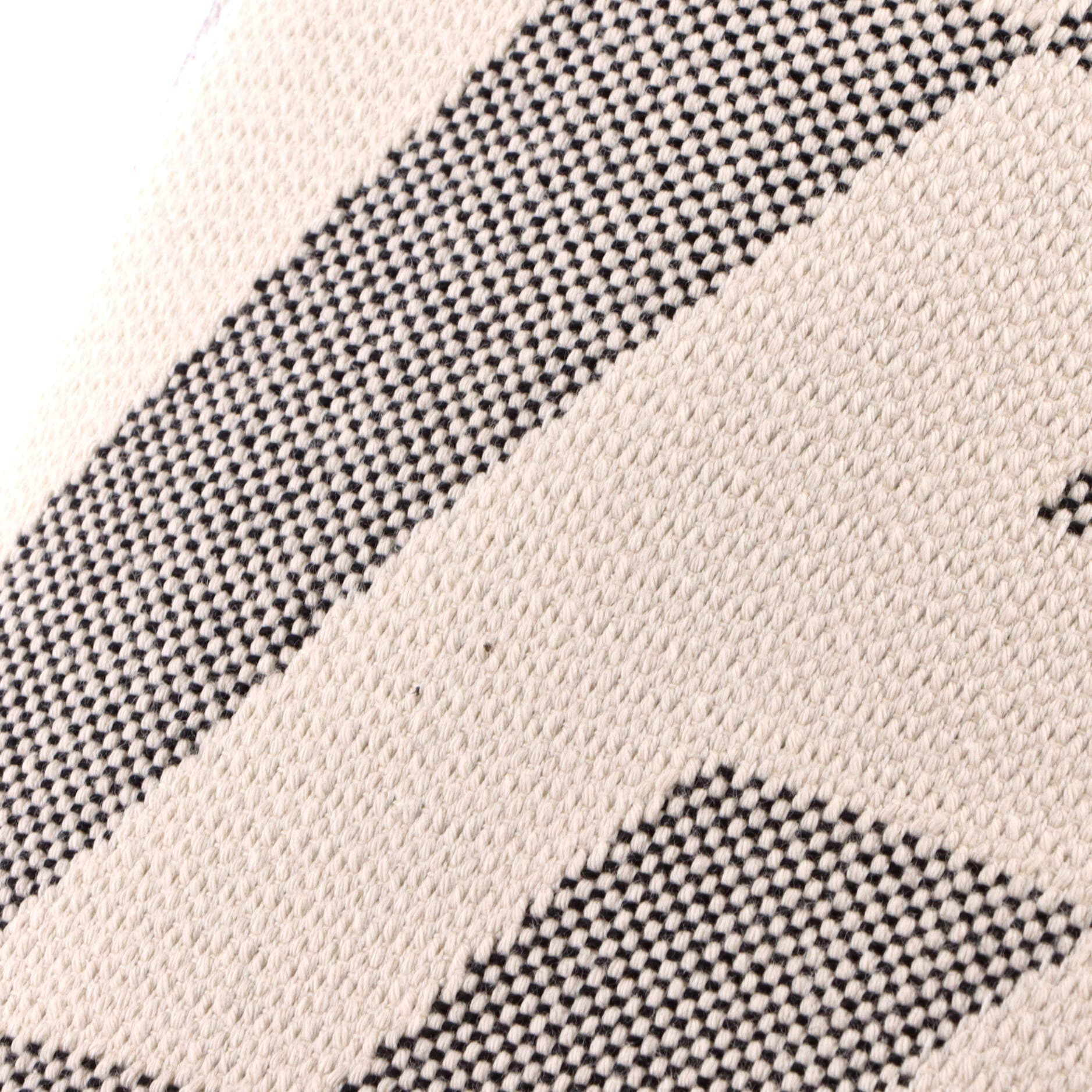 Pre-Owned Hermes Cabas H en Biais Tote Canvas with Leather 27, Alternate, color, Noir