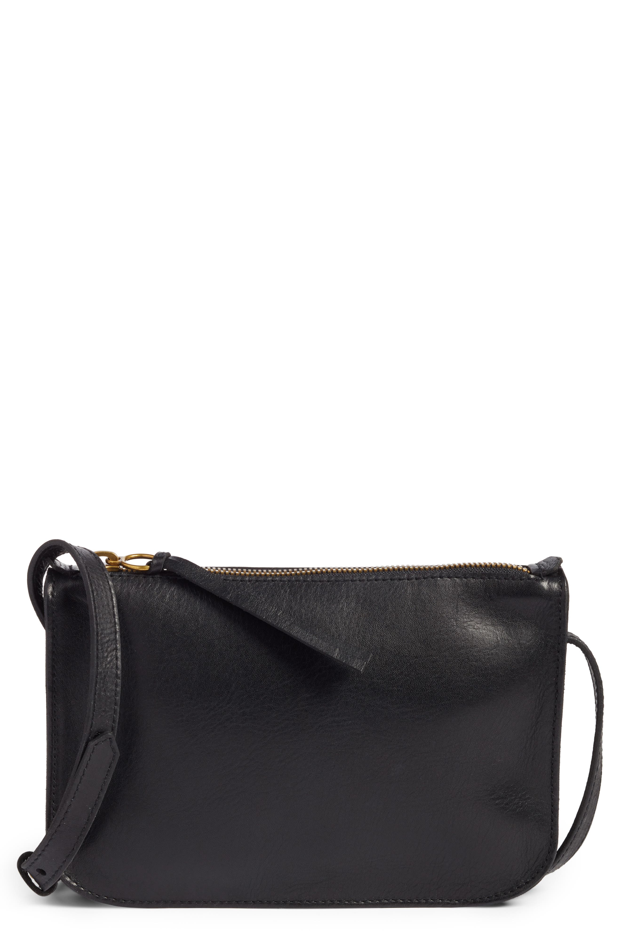 Madewell The Simple Leather Crossbody Bag, Main, color, 