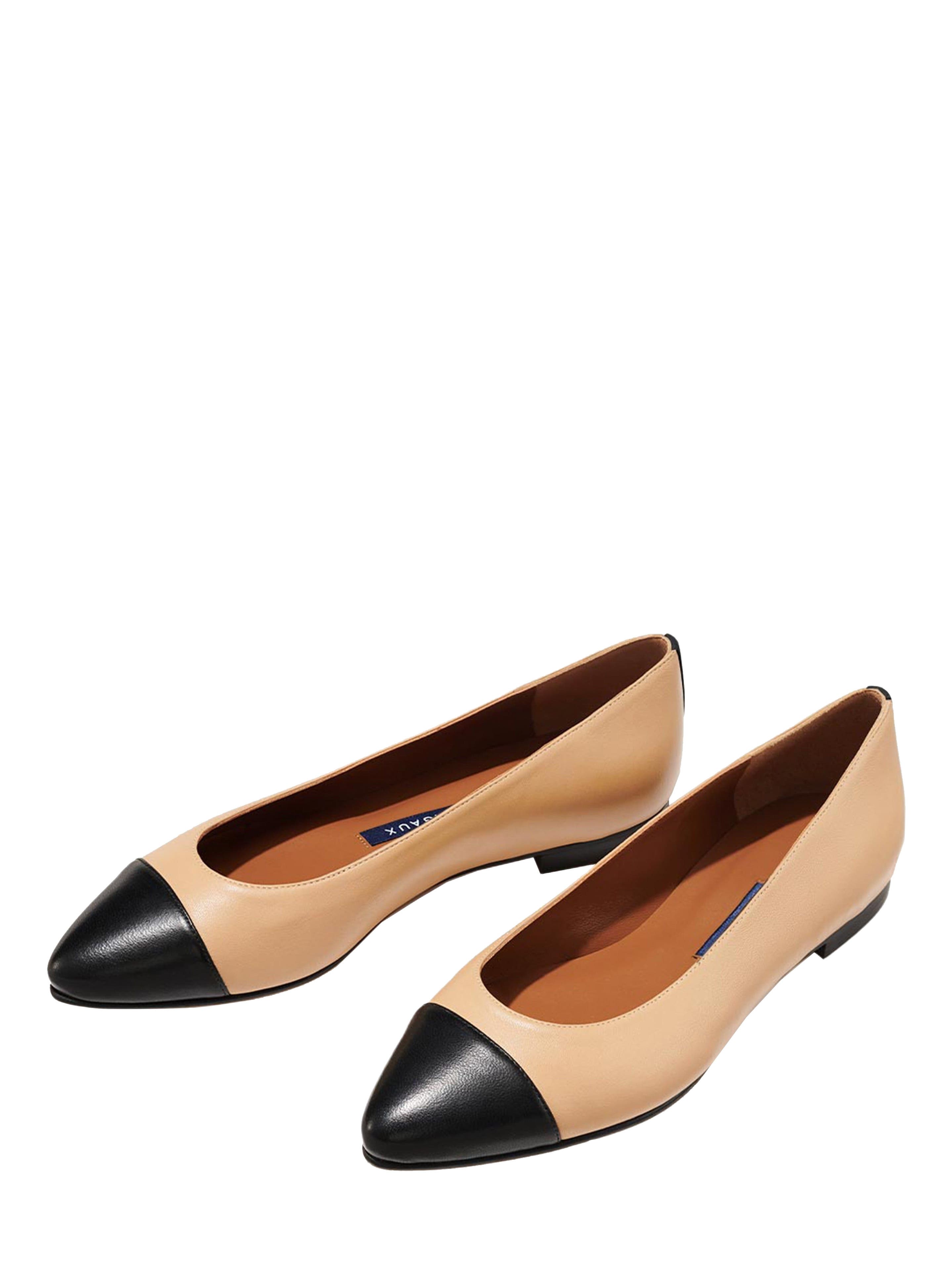 MARGAUX The Cap-Toe Pointe, Alternate, color, Dune And Black