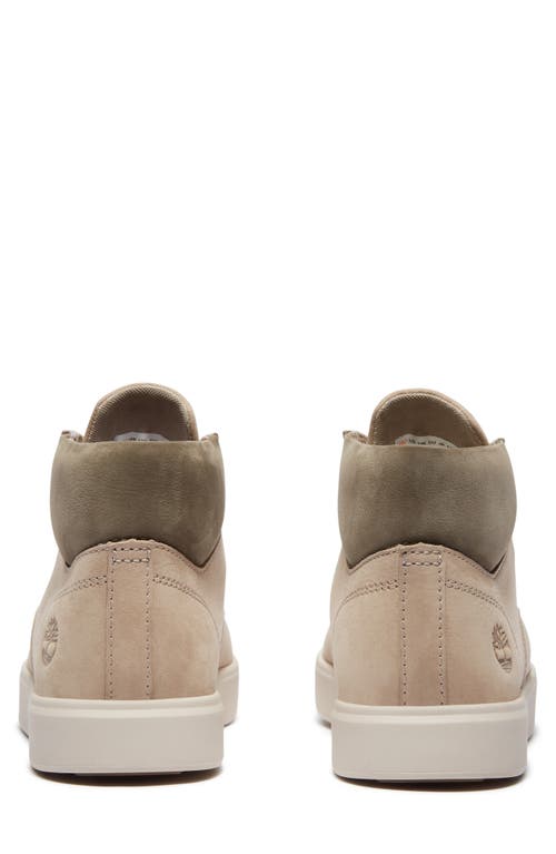 Timberland Emerson Mid Sneaker In Light Taupe Nubuck