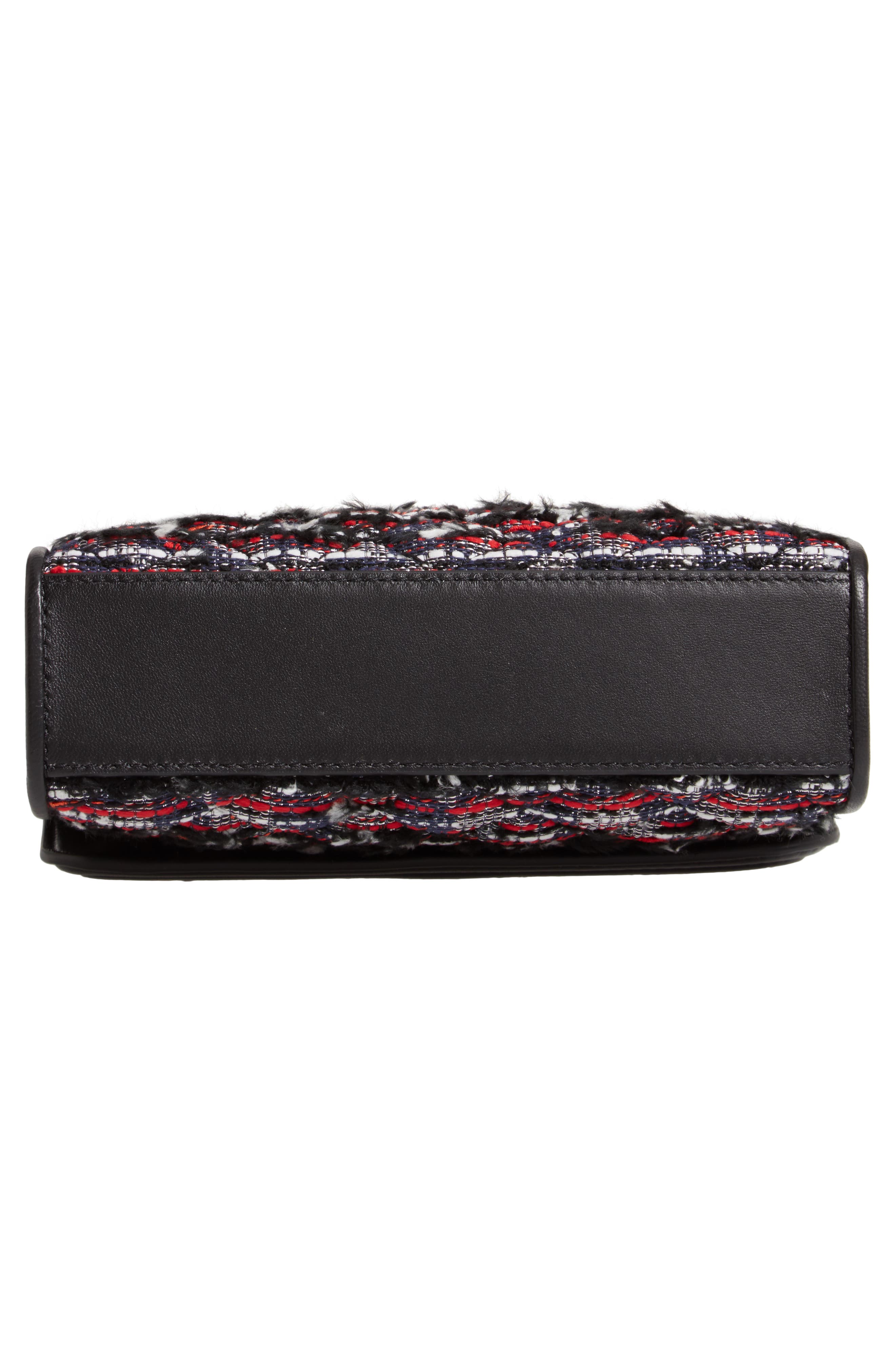 Tory Burch Small Fleming Tweed Convertible Shoulder Bag, Alternate, color, 