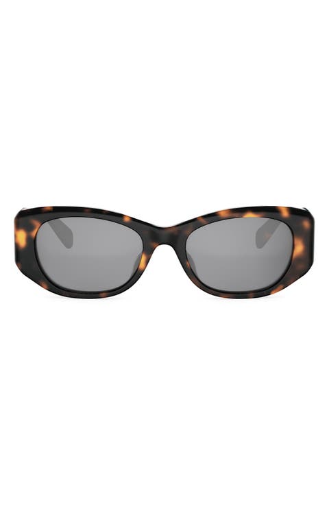 3 Dots 54mm Oval Sunglasses