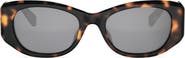 CELINE 3 Dots 54mm Oval Sunglasses