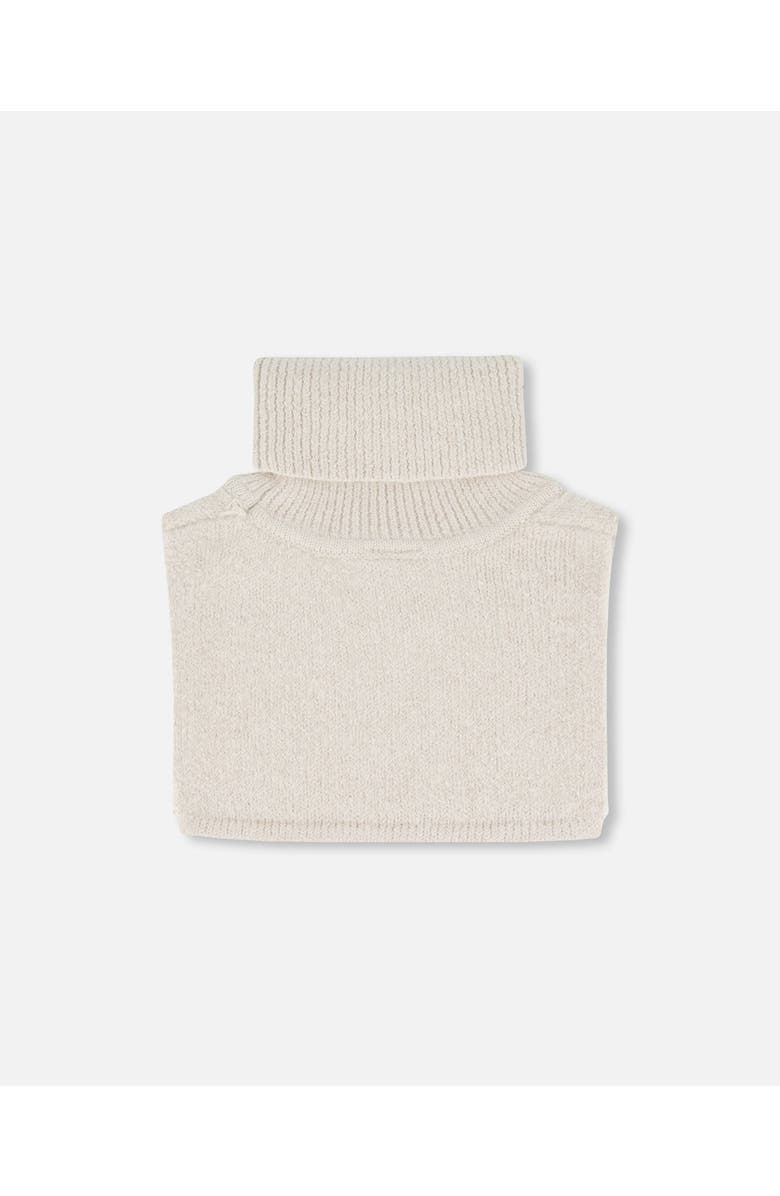 Deux par Deux Kids Gender Inclusive Turtleneck Neckwarmer, Alternate, color, Off-White