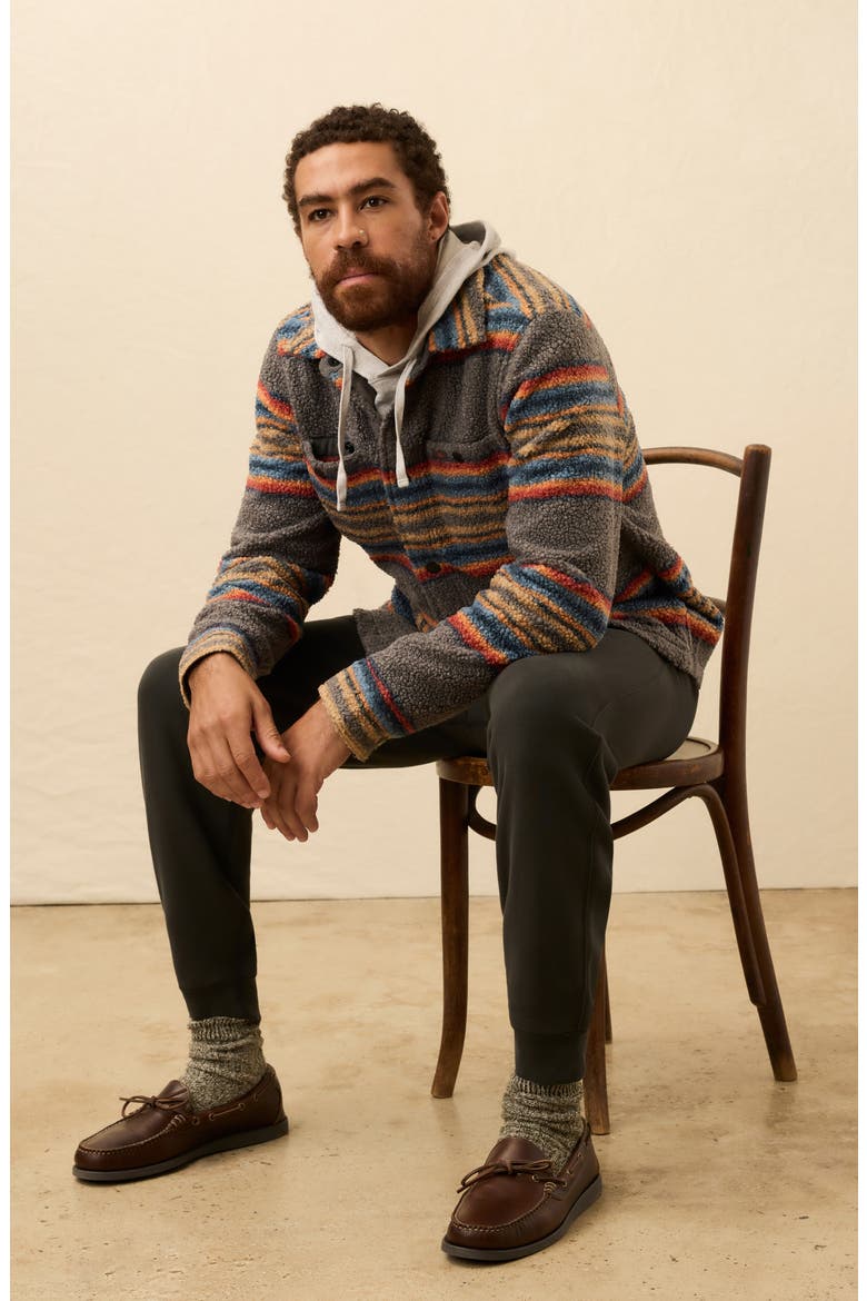 Range CPO High Pile Fleece Shirt Jacket, Alternate, color, BUFFALO ROCK STRIPE