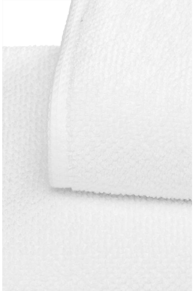 Cotton 4-Pack Textured Bath Towels, Alternate, color, OPTIC WHITE
