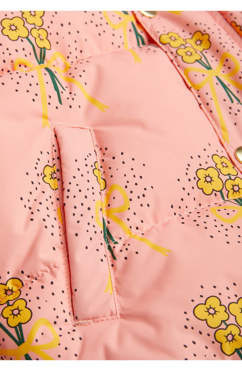 Mini Rodini Kids' Winter Flower Quilted Jacket, Alternate, color, 