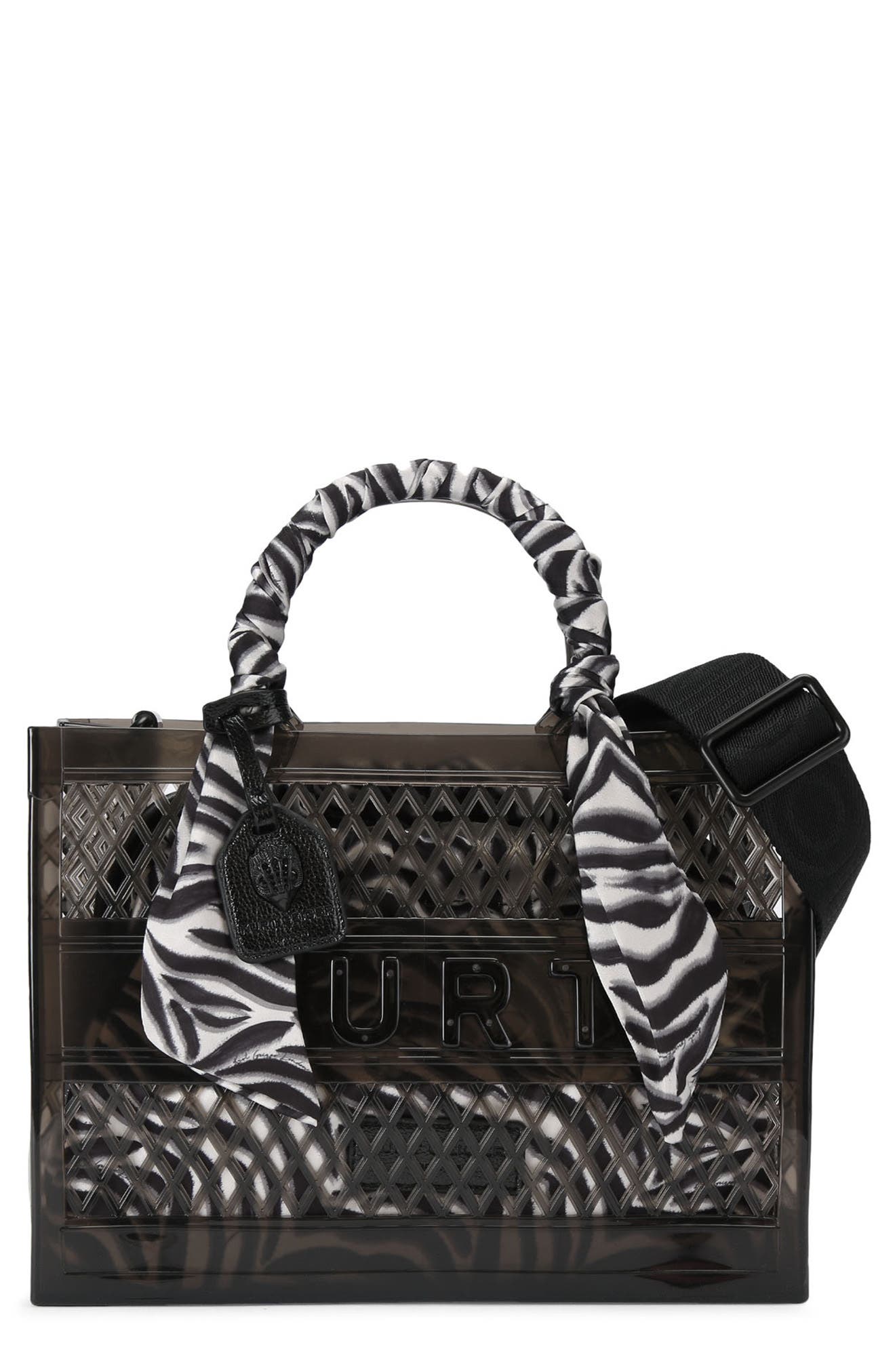 Kurt Geiger London Small Jelly Tote Bag, Main, color, Black