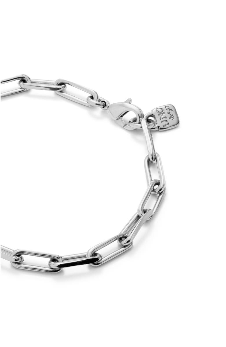 UNODE50 Cable Charm Bracelet, Alternate, color, Silver