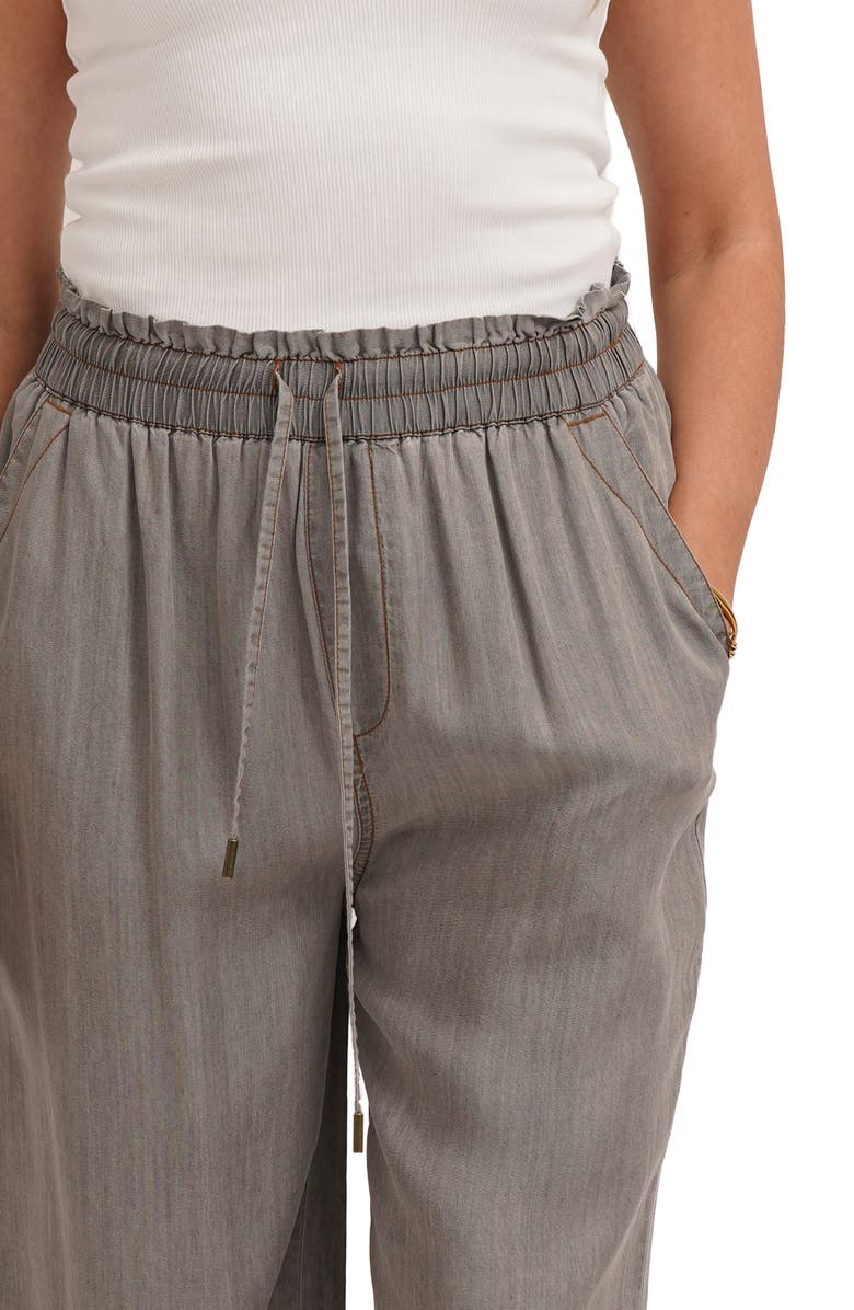 CYRUS Pull On Wide Leg Pants, Alternate, color, Light Grey Denim