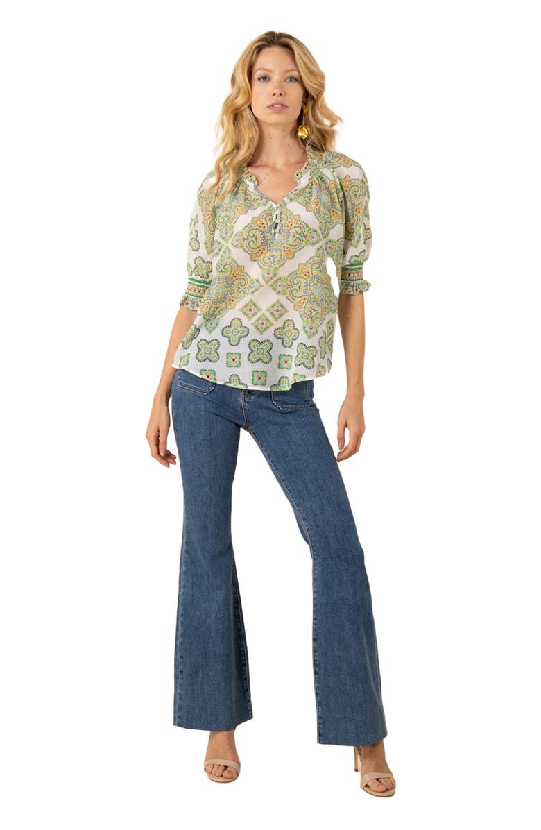 Hale Bob Eileen Voile Top, Main, color, 