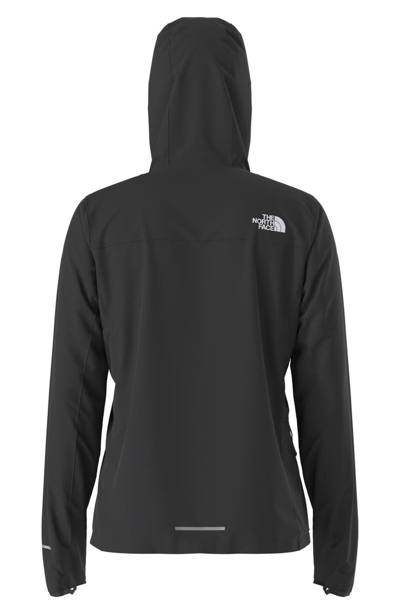 The North Face Wind Hooded Jacket, Alternate, color, The North Face Black