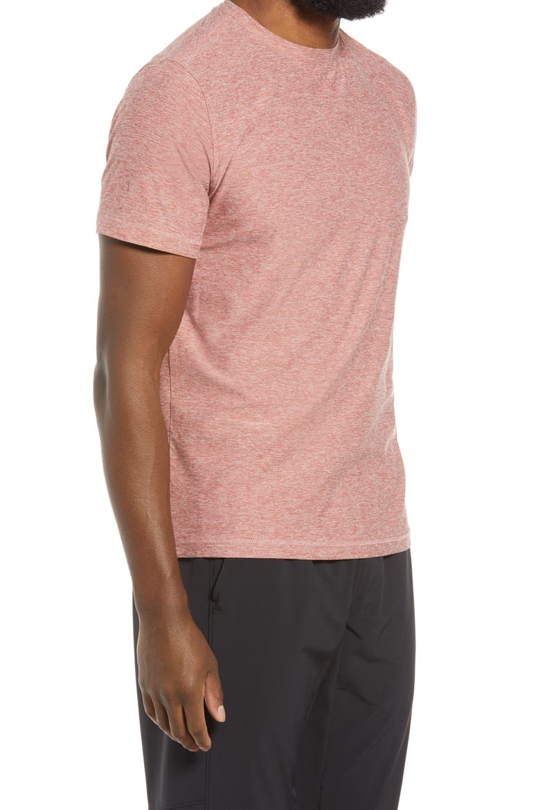 Strato Tech T-Shirt, Alternate, color, REDWOOD HEATHER