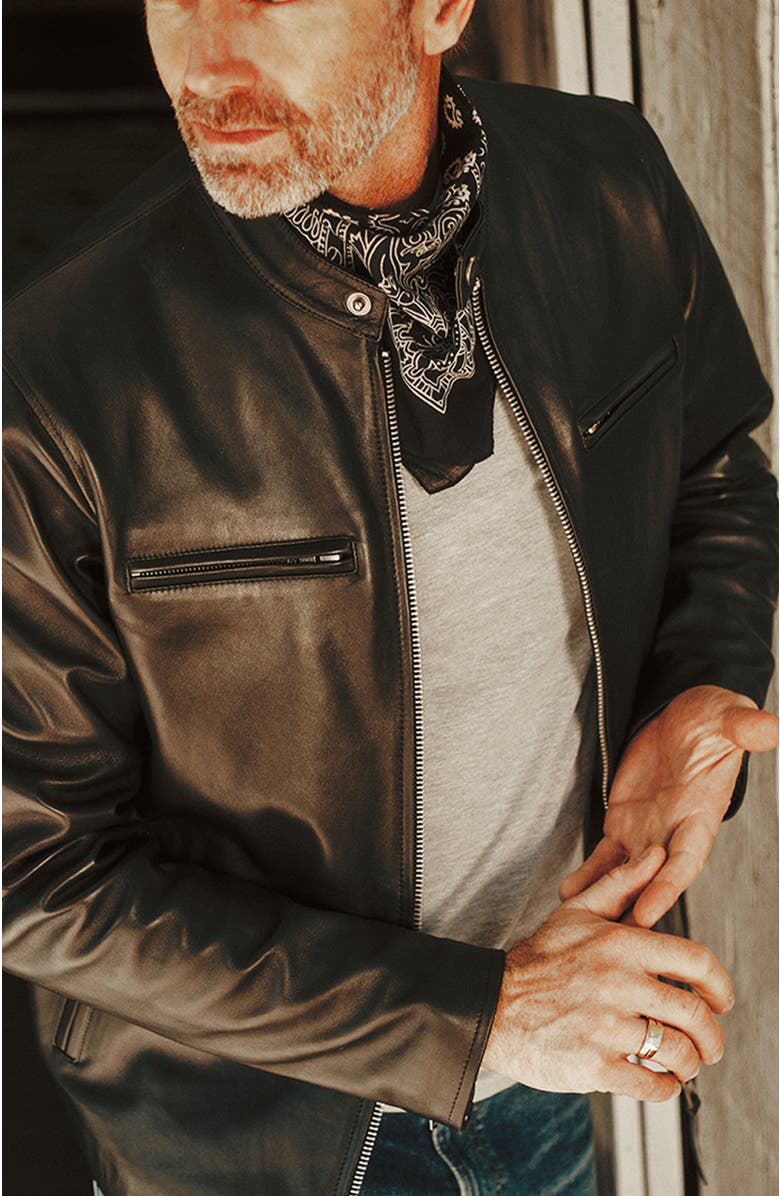 Last Wolf WHEELER PEAK RACER JACKET, Alternate, color, Black