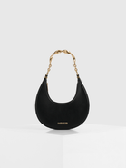 Manière De Voir Sadie -Leather Crescent Bag
