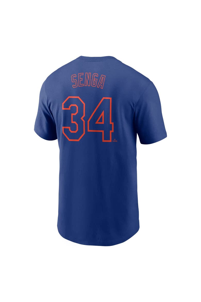 Men's Nike Kodai Senga Royal New York Mets Fuse Name & Number T-Shirt, Alternate, color, Royal
