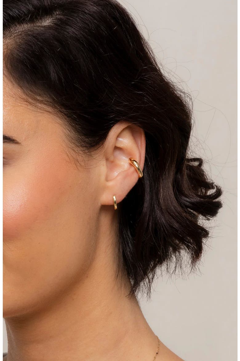 Bella Ear Cuff, Alternate, color, GOLD