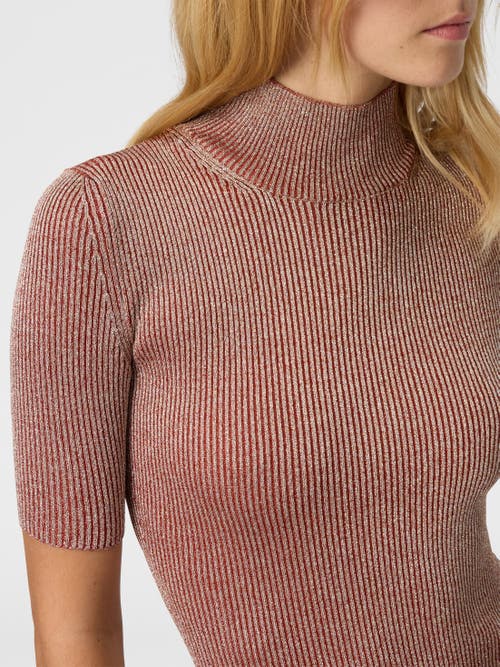 Missoni Robbed Turtle-neck Sweater In Brown
