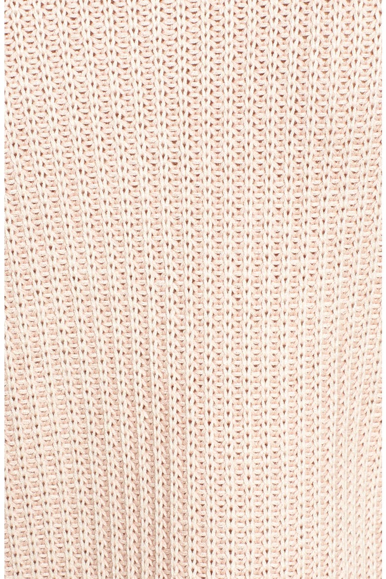 Mika Cold Shoulder Sweater, Alternate, color, BLUSH