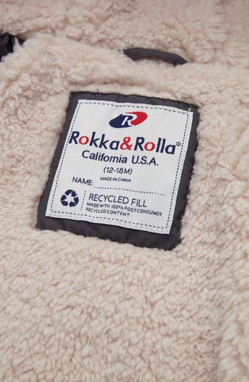 Baby Fleece Lined Bear Puffer Jacket