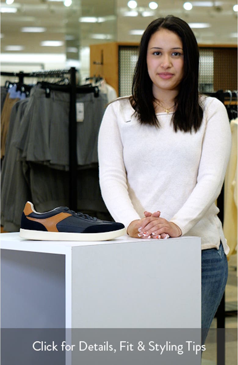 Pace T-Toe Low Top Leather Sneaker, sales video thumbnail