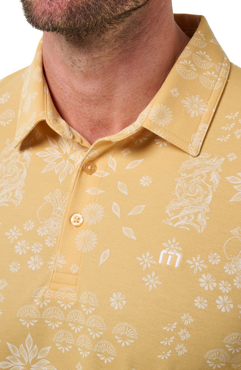 TravisMathew Inbound Plane Cotton Blend Polo, Alternate, color, Rattan