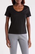 Theory Scoop Neck Cotton T-Shirt