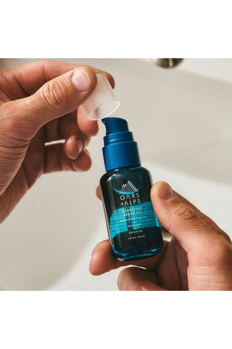 Hydrating Beard Oil, Alternate, color, Blue