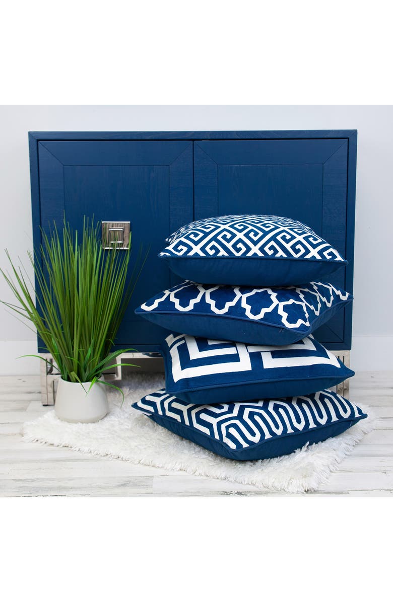 PARKLAND COLLECTION Vega Throw Pillow, Alternate, color, Blue