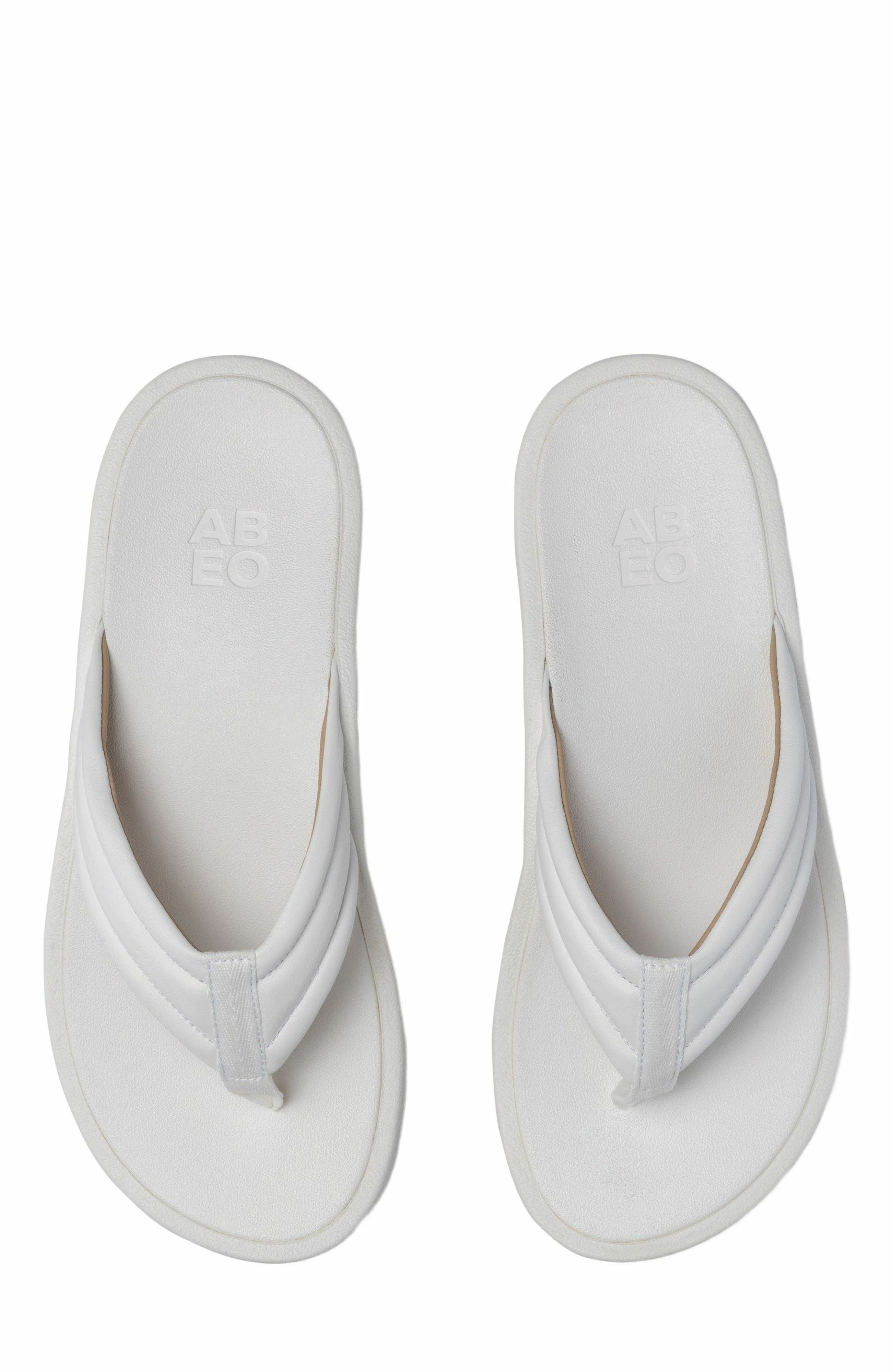 ABEO Paseo Thong Sandal, Alternate, color, White - Regular
