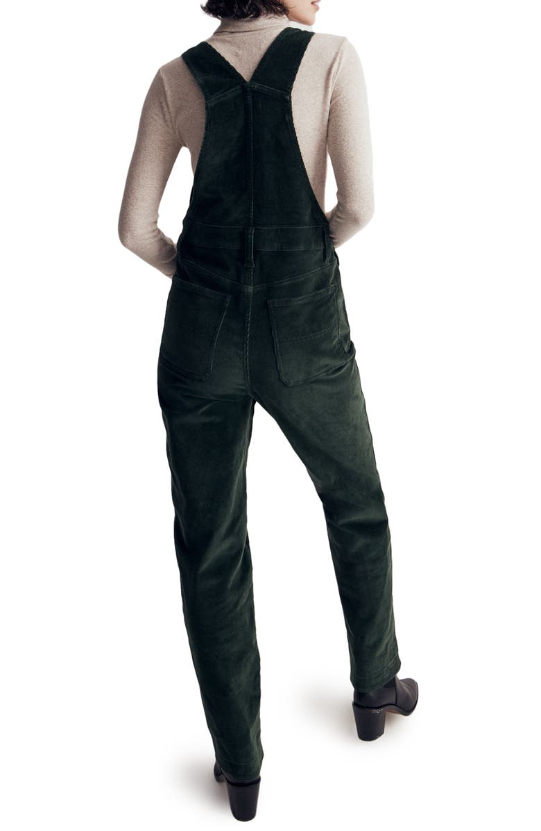 Madewell Straight Leg Corduroy Overalls, Alternate, color,